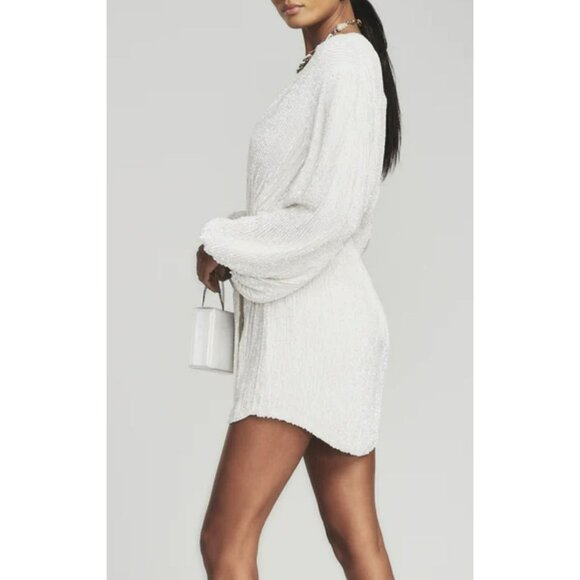 Retrofete Gabrielle Robe Sequin Dress Medium NEW - Picture 2 of 9